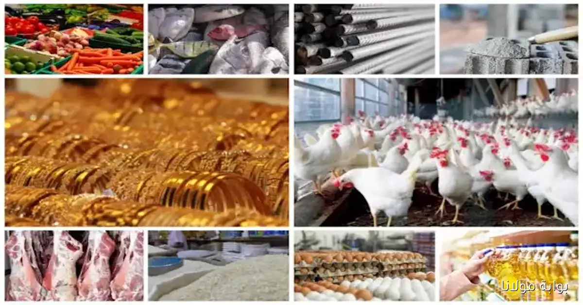 أسعار اليوم تتأرجح بين انخفاض الدواجن والزيت وزيادة الذهب