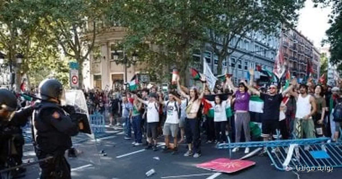 إلغاء المرحلة الأخيرة من سباق إسبانيا احتجاجًا على الأحداث في فلسطين: فيديو