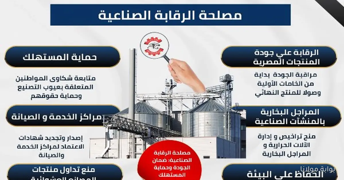 تحسين جودة المنتجات المصرية وحماية المستهلك من خلال تعزيز الرقابة الصناعية ودعم الصناعة المحلية