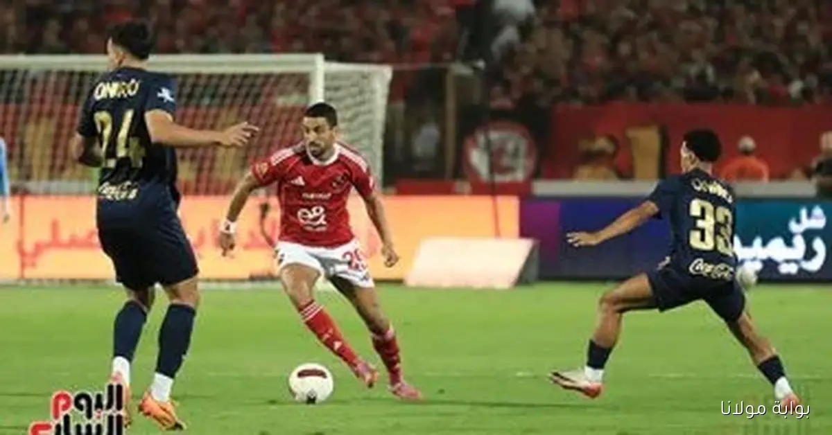 حسين الشحات يسجل هدف التعادل للأهلي في مواجهة الزمالك بنتيجة 1-1