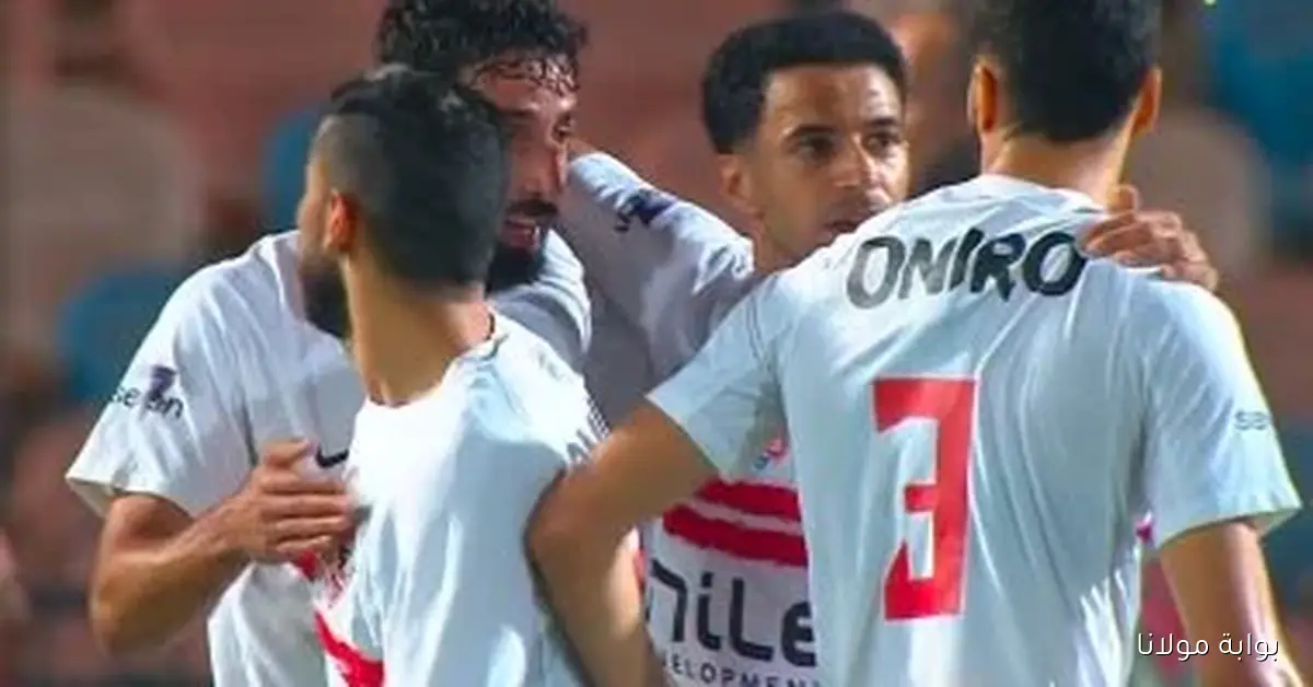 الدباغ يحرز الهدف الثالث للزمالك في مرمى طلائع الجيش بالدوري