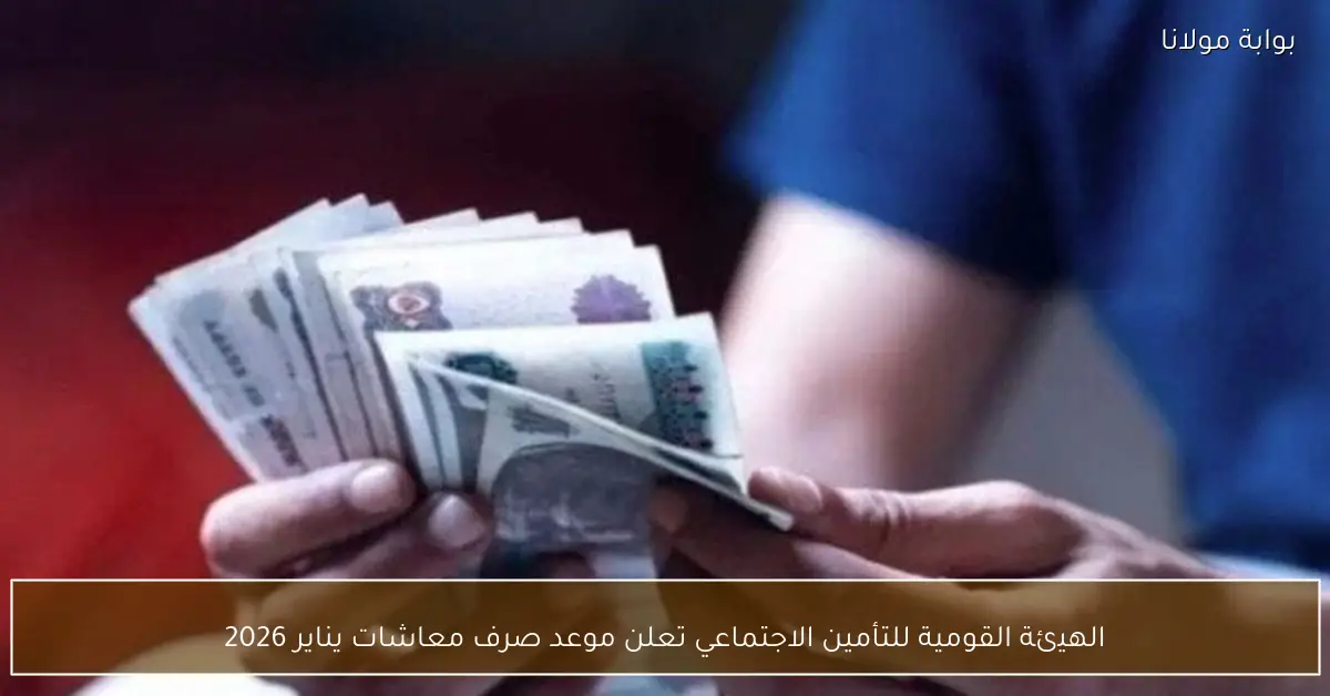 الهيئة القومية للتأمين الاجتماعي تعلن موعد صرف معاشات يناير 2026
