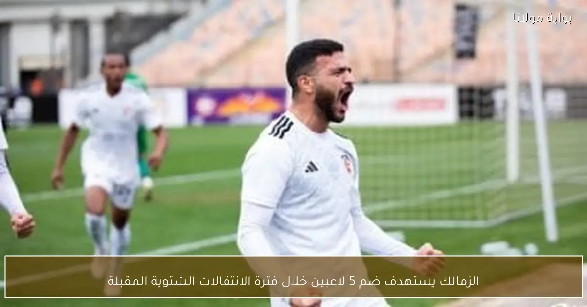 الزمالك يستهدف ضم 5 لاعبين خلال فترة الانتقالات الشتوية المقبلة