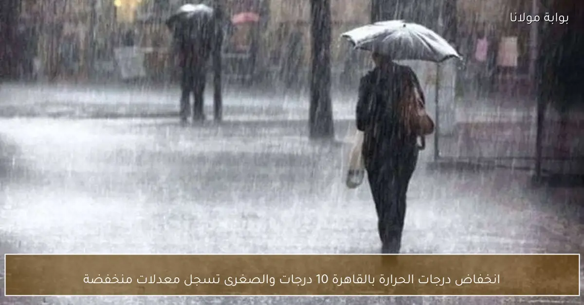 انخفاض درجات الحرارة بالقاهرة 10 درجات والصغرى تسجل معدلات منخفضة