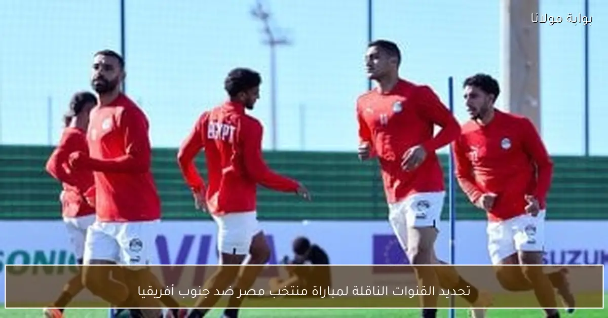 تحديد القنوات الناقلة لمباراة منتخب مصر ضد جنوب أفريقيا