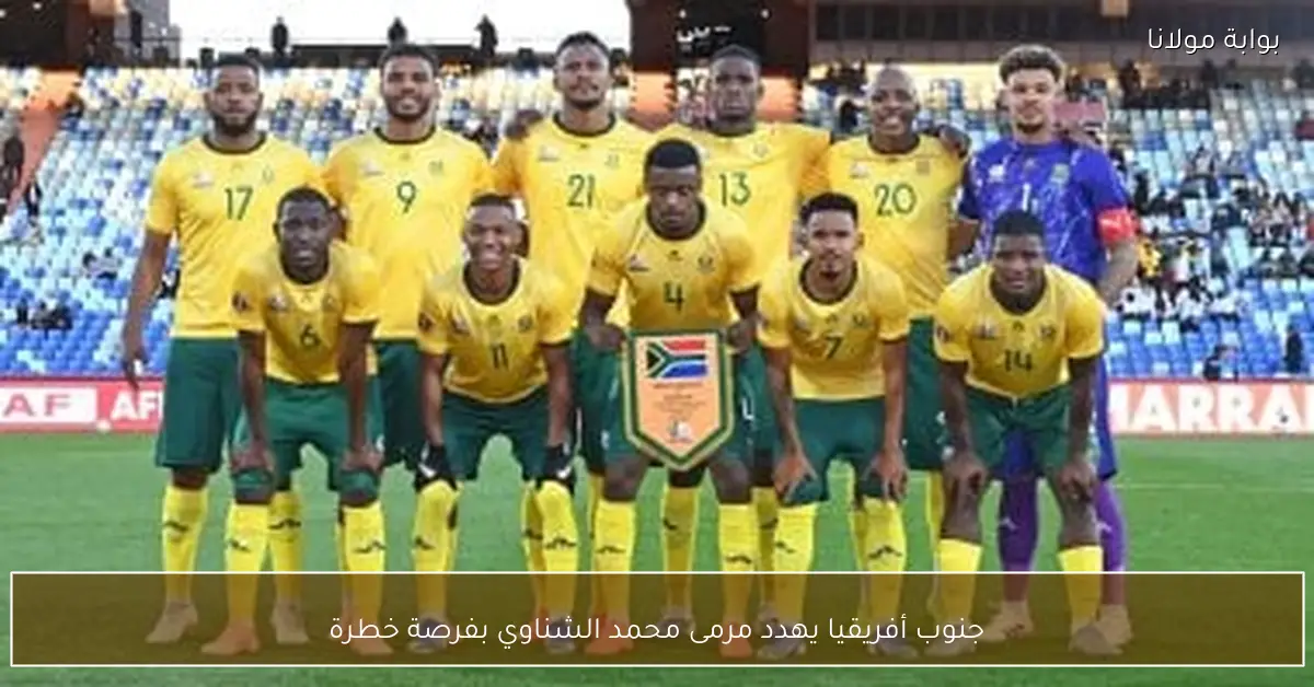 جنوب أفريقيا يهدد مرمى محمد الشناوي بفرصة خطرة