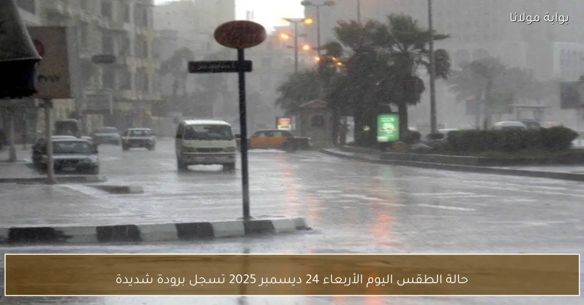 حالة الطقس اليوم الأربعاء 24 ديسمبر 2025 تسجل برودة شديدة