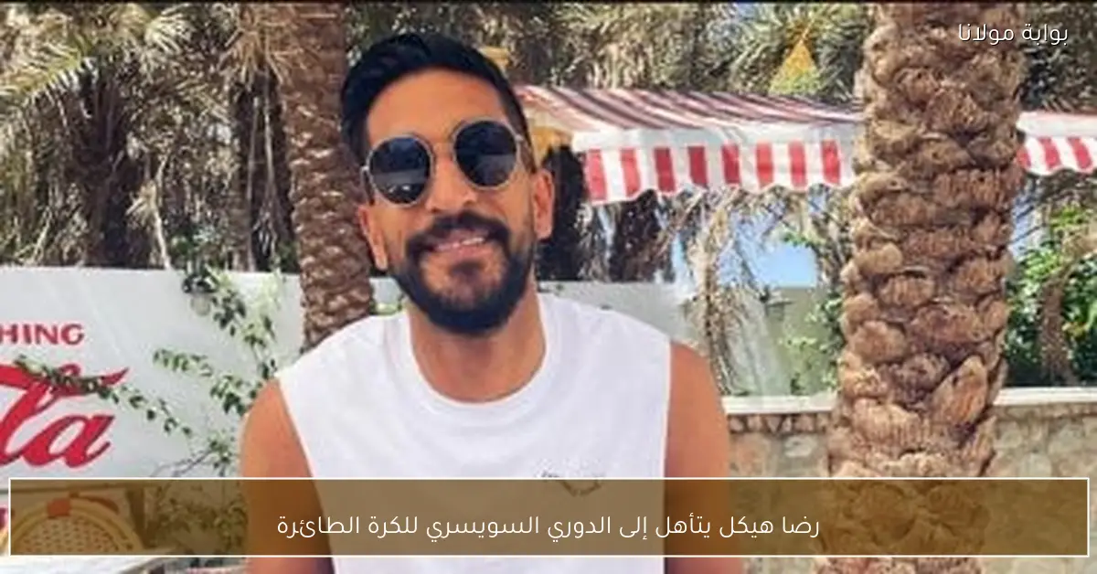 رضا هيكل يتأهل إلى الدوري السويسري للكرة الطائرة