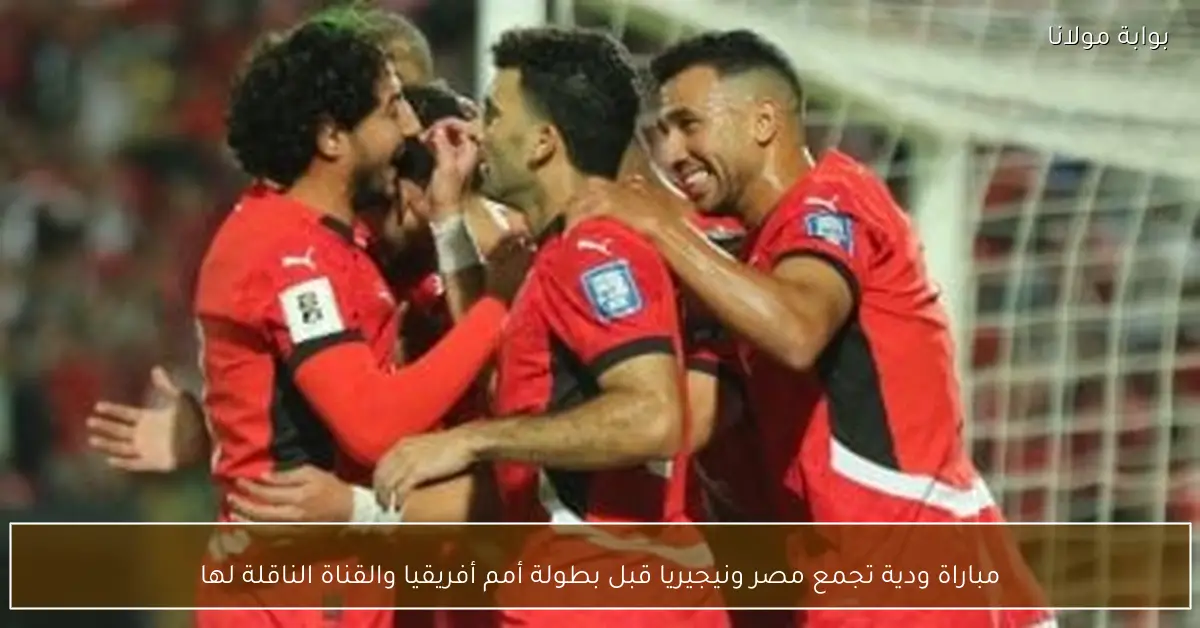 مباراة ودية تجمع مصر ونيجيريا قبل بطولة أمم أفريقيا والقناة الناقلة لها