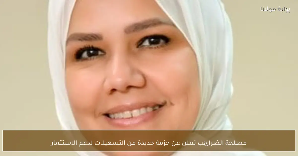 مصلحة الضرائب تعلن عن حزمة جديدة من التسهيلات لدعم الاستثمار