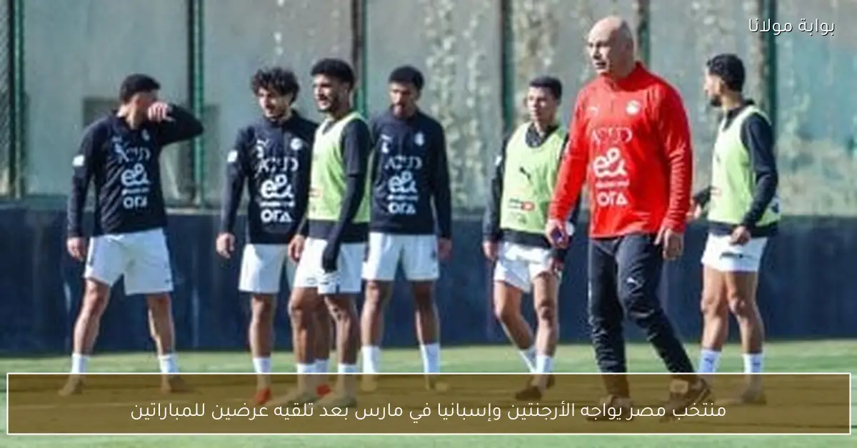 منتخب مصر يواجه الأرجنتين وإسبانيا في مارس بعد تلقيه عرضين للمباراتين
