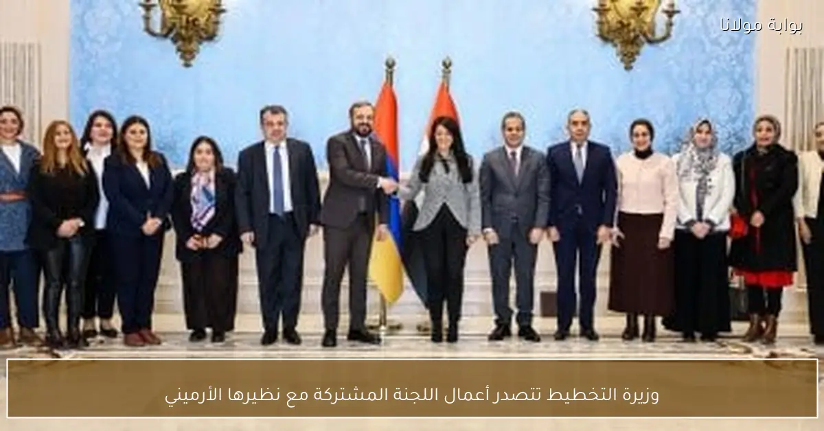 وزيرة التخطيط تتصدر أعمال اللجنة المشتركة مع نظيرها الأرميني