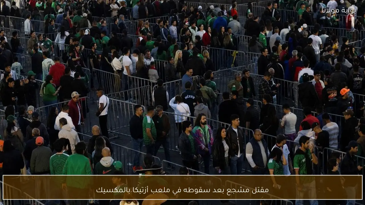 مقتل مشجع بعد سقوطه في ملعب أزتيكا بالمكسيك